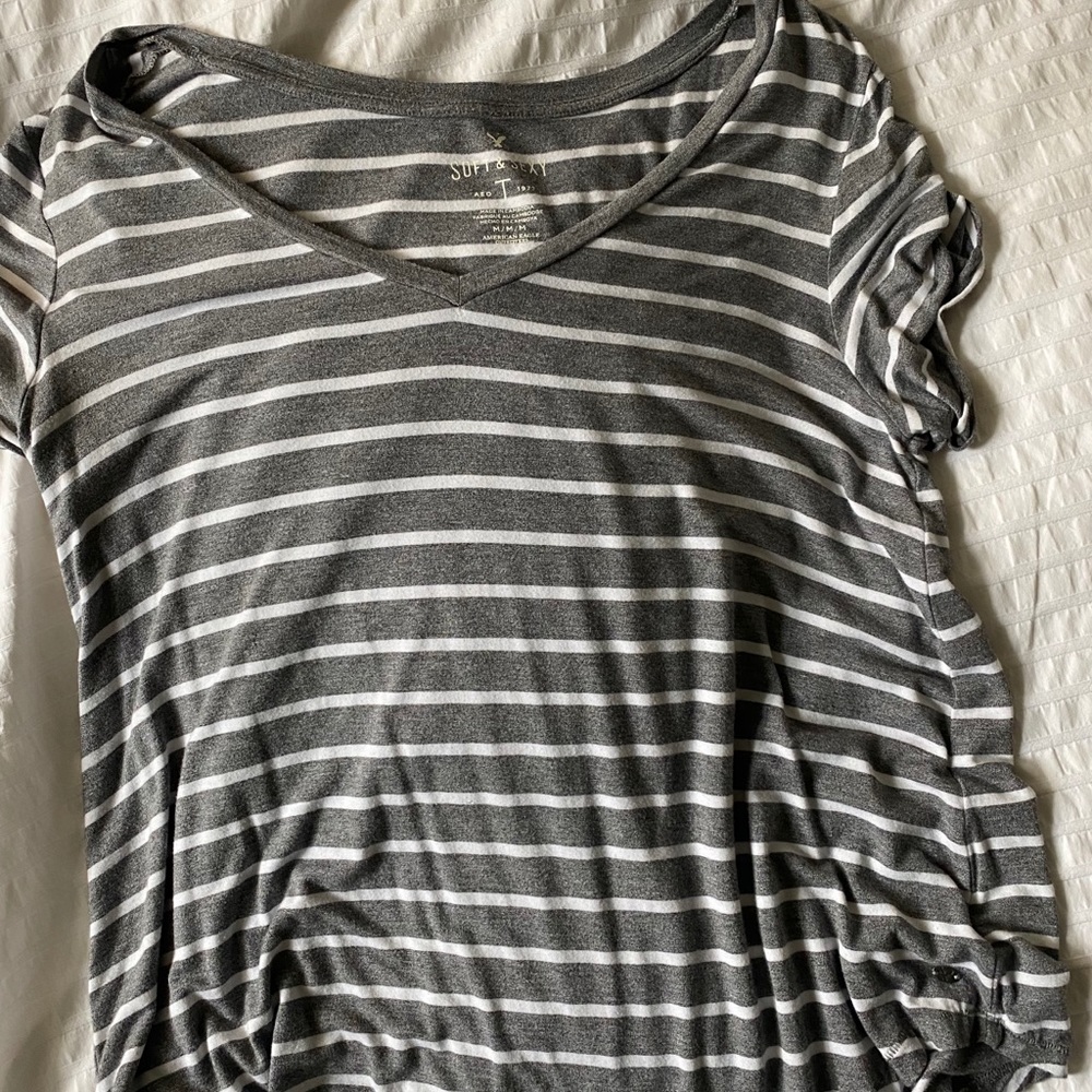 stripped American Eagle tee shirt